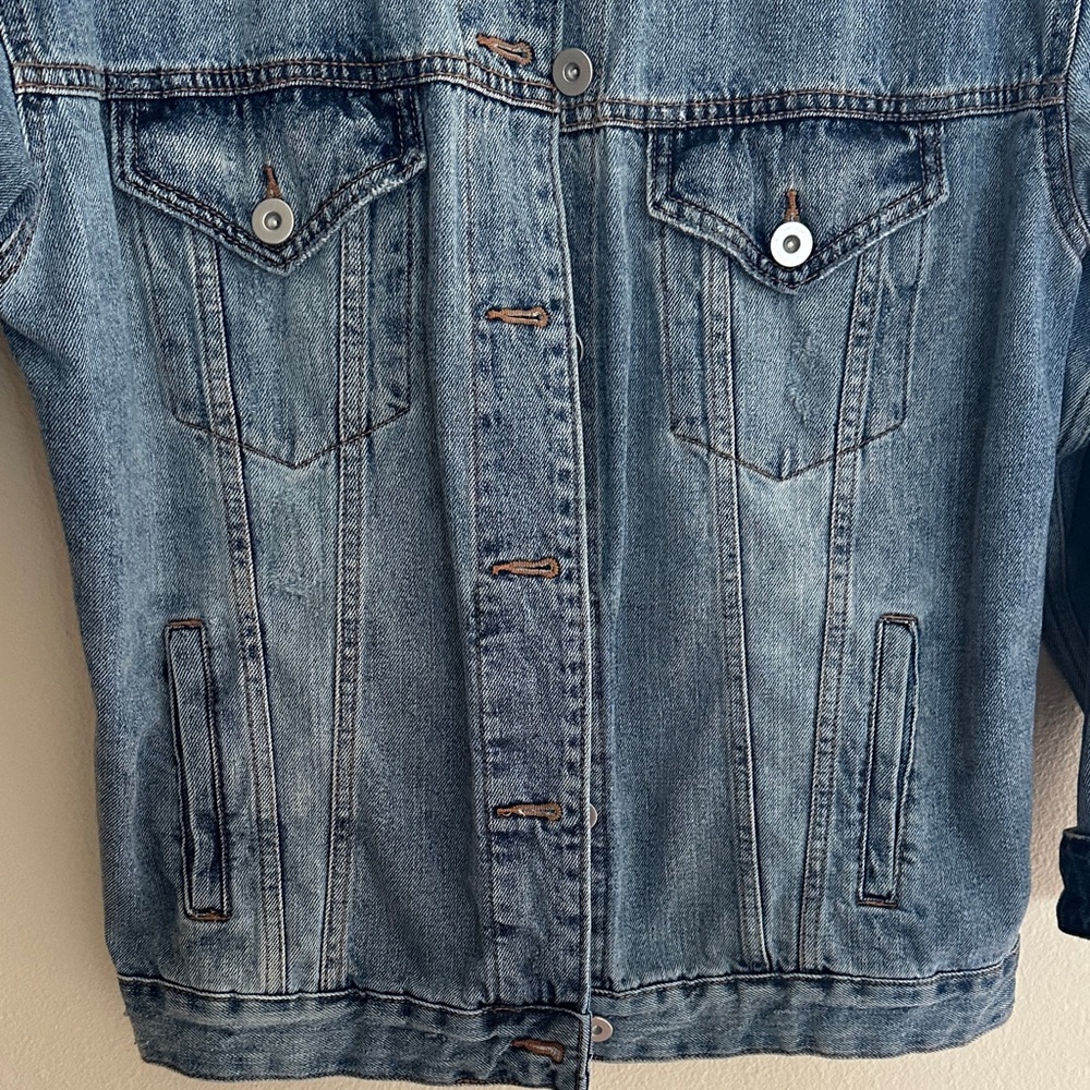 Wild Fable Blue Denim Jacket XS EUC - Picture 3 of 9